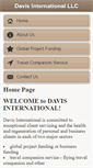 Mobile Screenshot of davisinternationalllc.com